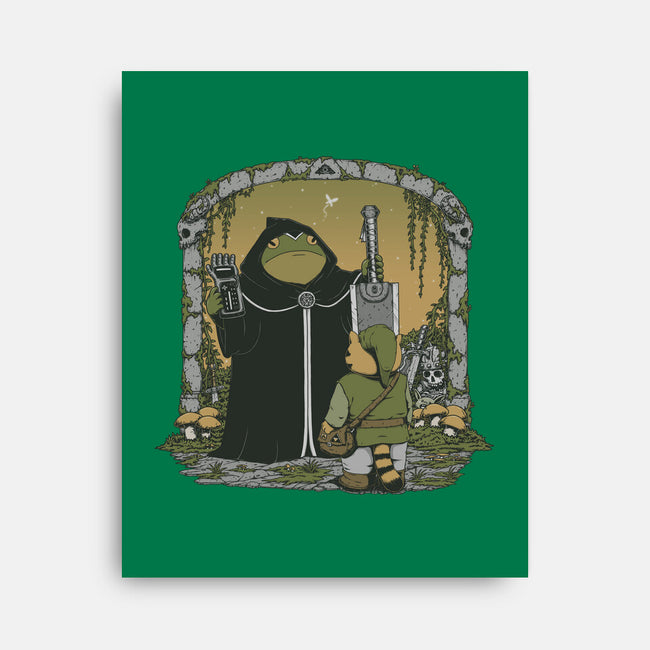 The Adventure Begins-None-Stretched-Canvas-pigboom