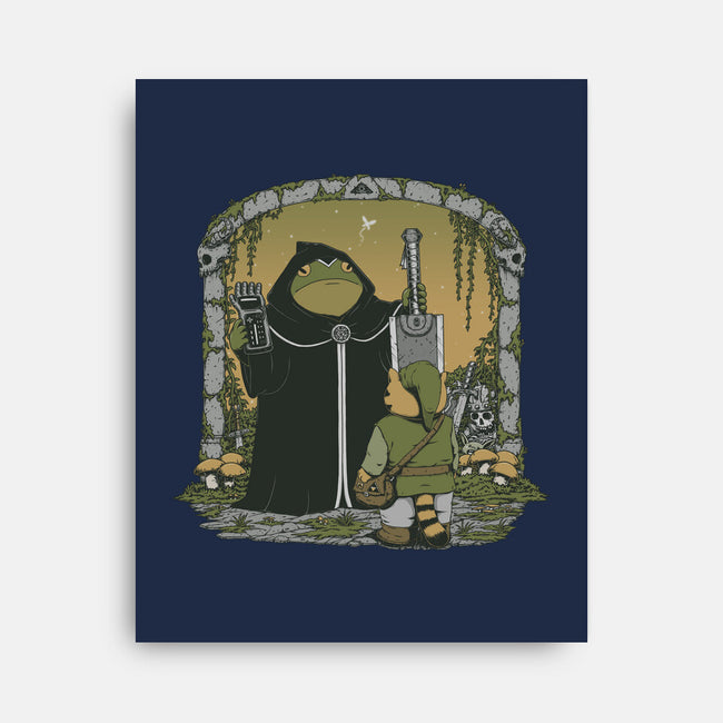 The Adventure Begins-None-Stretched-Canvas-pigboom