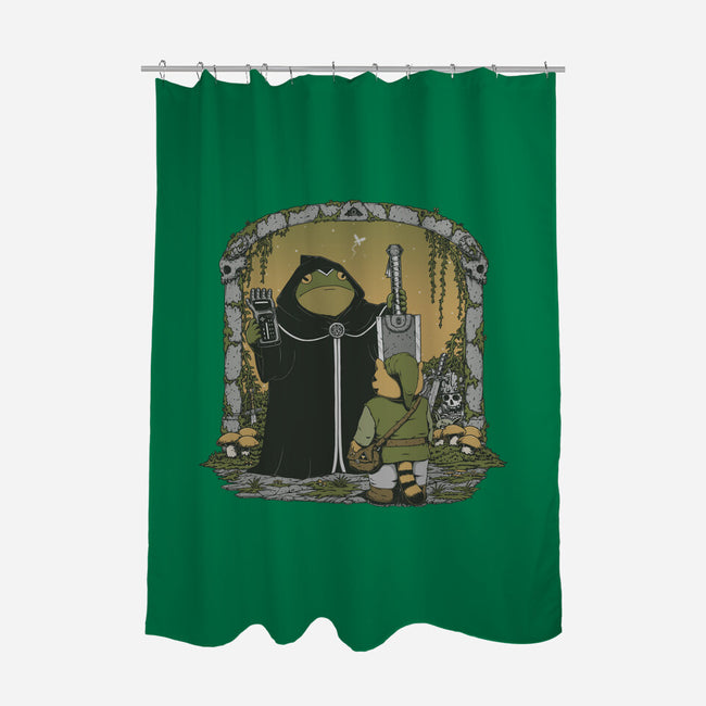 The Adventure Begins-None-Polyester-Shower Curtain-pigboom