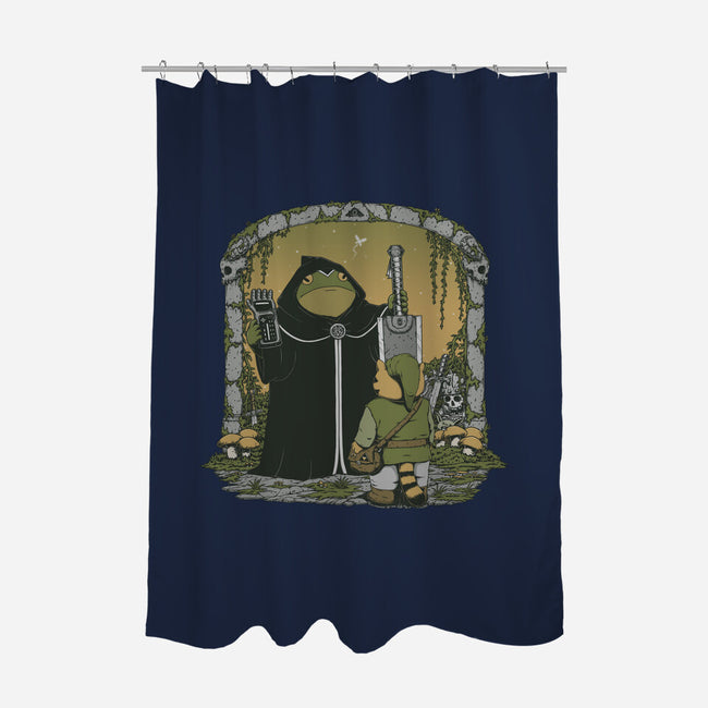 The Adventure Begins-None-Polyester-Shower Curtain-pigboom