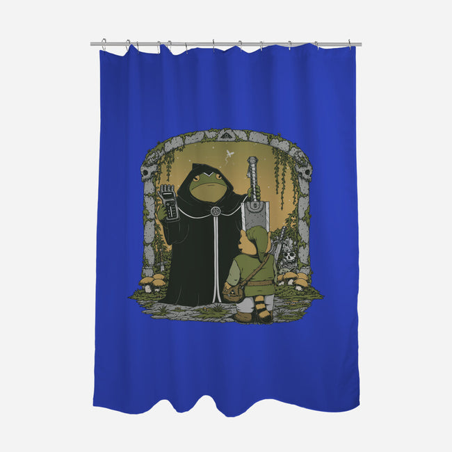 The Adventure Begins-None-Polyester-Shower Curtain-pigboom