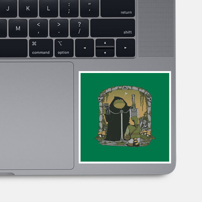 The Adventure Begins-None-Glossy-Sticker-pigboom