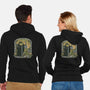 The Adventure Begins-Unisex-Zip-Up-Sweatshirt-pigboom