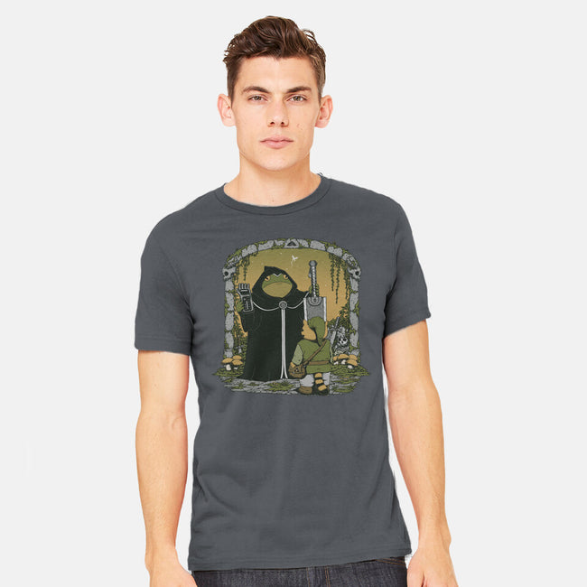 The Adventure Begins-Mens-Heavyweight-Tee-pigboom