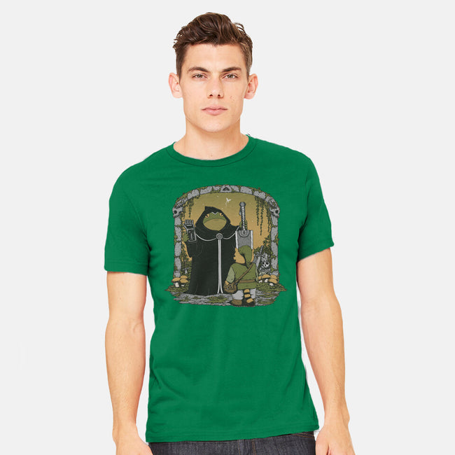 The Adventure Begins-Mens-Heavyweight-Tee-pigboom