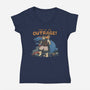 Outrage-Womens-V-Neck-Tee-pigboom