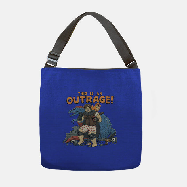 Outrage-None-Adjustable Tote-Bag-pigboom