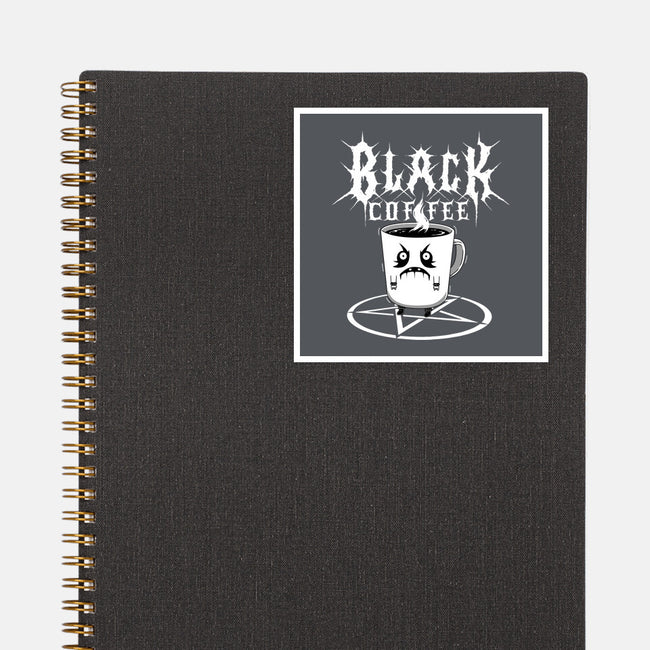 Black Metal Coffee-None-Glossy-Sticker-pigboom