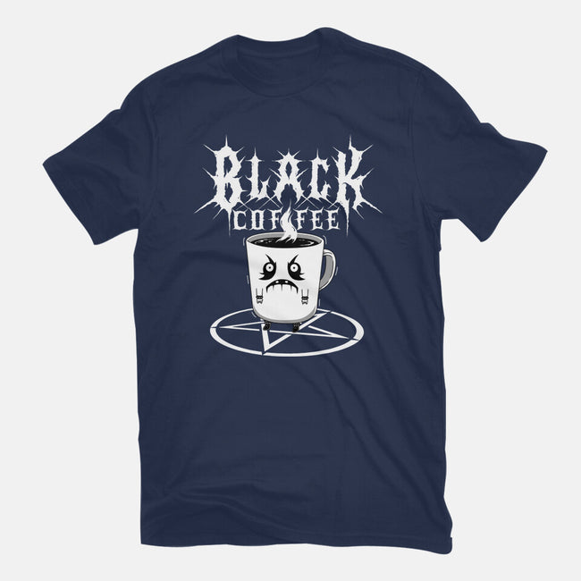 Black Metal Coffee-Unisex-Basic-Tee-pigboom