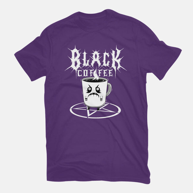 Black Metal Coffee-Youth-Basic-Tee-pigboom