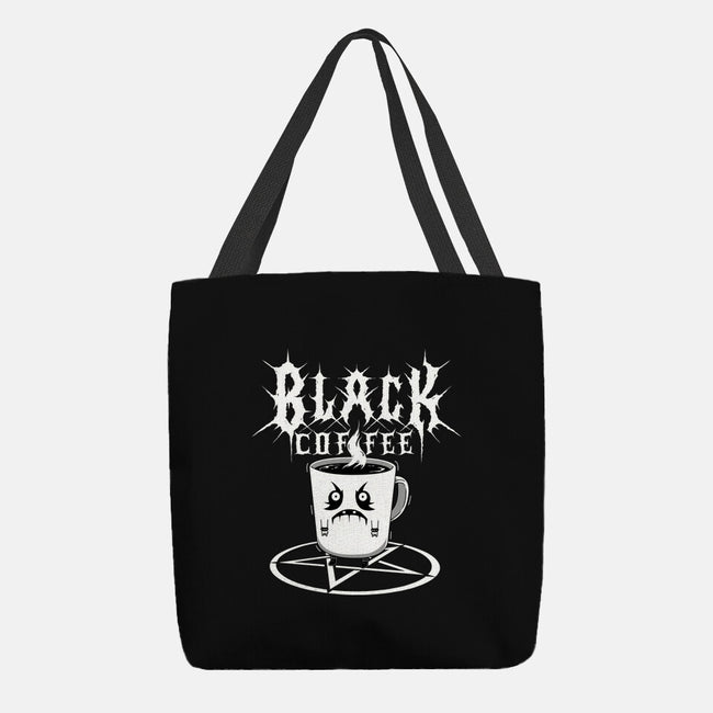 Black Metal Coffee-None-Basic Tote-Bag-pigboom