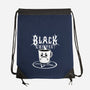 Black Metal Coffee-None-Drawstring-Bag-pigboom