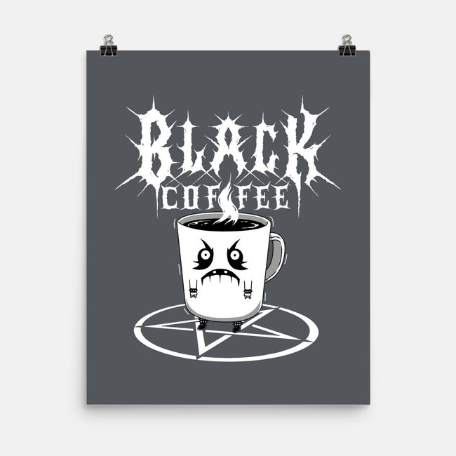 Black Metal Coffee-None-Matte-Poster-pigboom