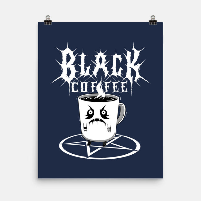 Black Metal Coffee-None-Matte-Poster-pigboom