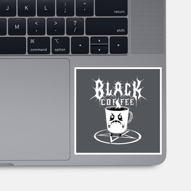 Black Metal Coffee-None-Glossy-Sticker-pigboom