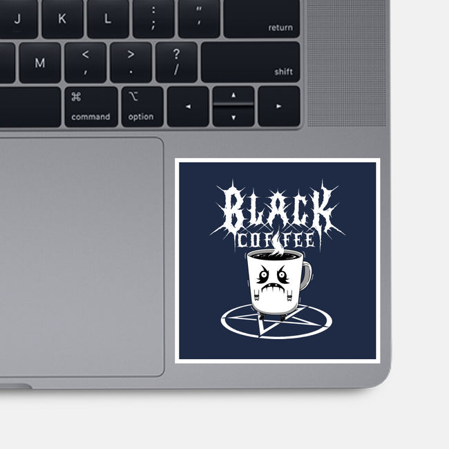 Black Metal Coffee-None-Glossy-Sticker-pigboom
