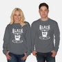 Black Metal Coffee-Unisex-Crew Neck-Sweatshirt-pigboom
