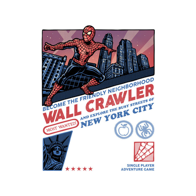 Friendly Neighborhood Wall Crawler-None-Fleece-Blanket-glitchygorilla