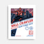 Friendly Neighborhood Wall Crawler-None-Stretched-Canvas-glitchygorilla