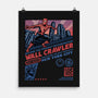 Friendly Neighborhood Wall Crawler-None-Matte-Poster-glitchygorilla