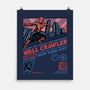 Friendly Neighborhood Wall Crawler-None-Matte-Poster-glitchygorilla
