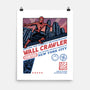 Friendly Neighborhood Wall Crawler-None-Matte-Poster-glitchygorilla