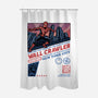 Friendly Neighborhood Wall Crawler-None-Polyester-Shower Curtain-glitchygorilla