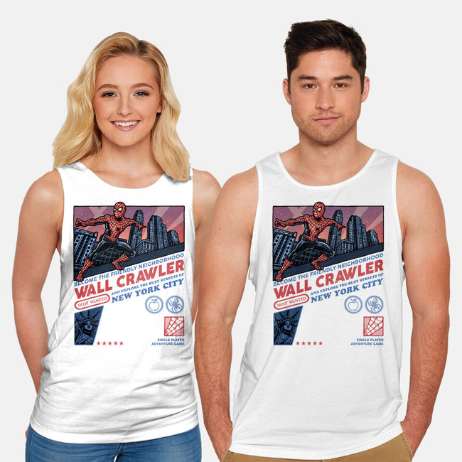 Friendly Neighborhood Wall Crawler-Unisex-Basic-Tank-glitchygorilla