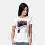 Friendly Neighborhood Wall Crawler-Womens-Basic-Tee-glitchygorilla