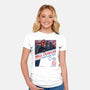 Friendly Neighborhood Wall Crawler-Womens-Fitted-Tee-glitchygorilla
