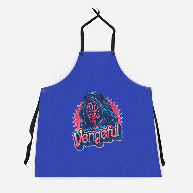 Never Not Be Vengeful-Unisex-Kitchen-Apron-glitchygorilla