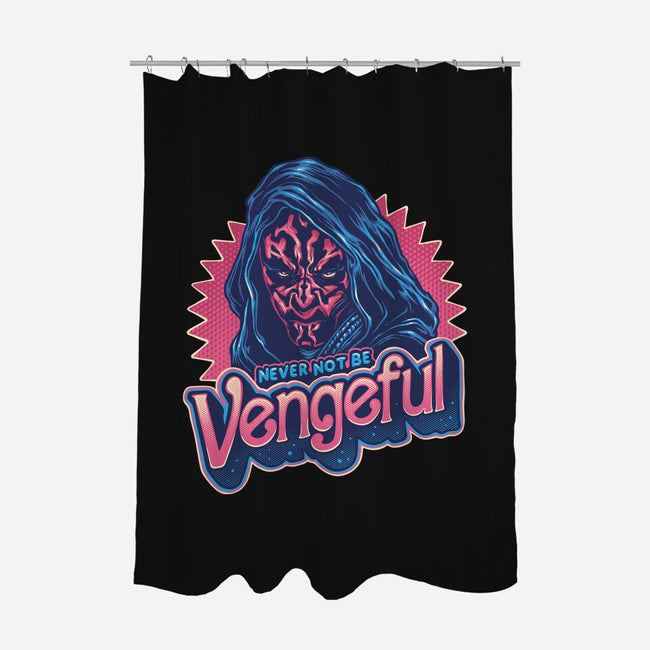 Never Not Be Vengeful-None-Polyester-Shower Curtain-glitchygorilla