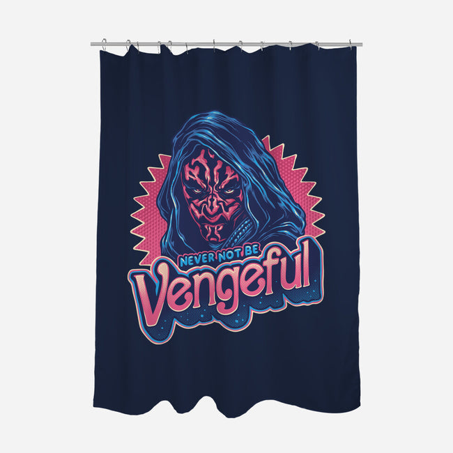 Never Not Be Vengeful-None-Polyester-Shower Curtain-glitchygorilla