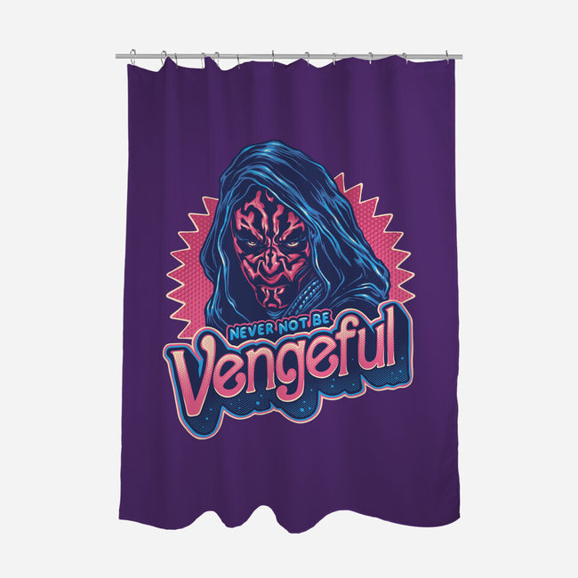 Never Not Be Vengeful-None-Polyester-Shower Curtain-glitchygorilla