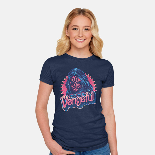 Never Not Be Vengeful-Womens-Fitted-Tee-glitchygorilla