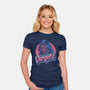 Never Not Be Vengeful-Womens-Fitted-Tee-glitchygorilla