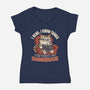 Books Make You Dangerous-Womens-V-Neck-Tee-Popnotic