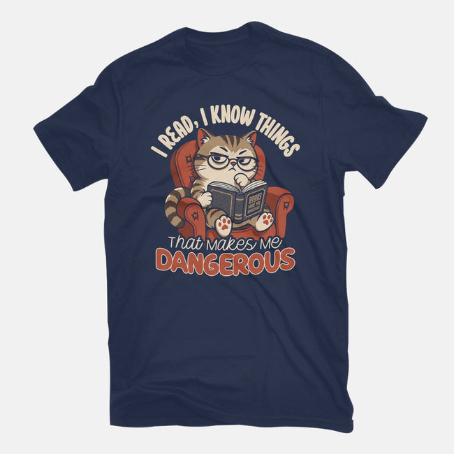Books Make You Dangerous-Mens-Heavyweight-Tee-Popnotic