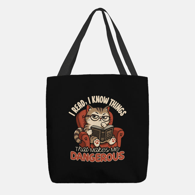 Books Make You Dangerous-None-Basic Tote-Bag-Popnotic