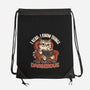 Books Make You Dangerous-None-Drawstring-Bag-Popnotic