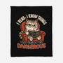 Books Make You Dangerous-None-Fleece-Blanket-Popnotic