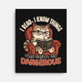 Books Make You Dangerous-None-Stretched-Canvas-Popnotic