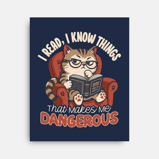 Books Make You Dangerous-None-Stretched-Canvas-Popnotic