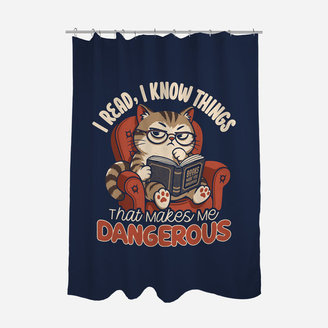 Books Make You Dangerous-None-Polyester-Shower Curtain-Popnotic