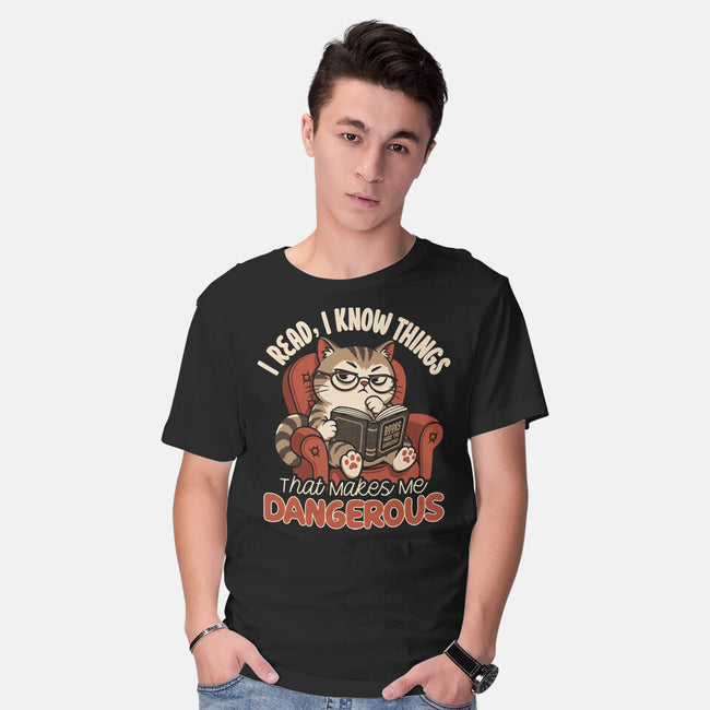 Books Make You Dangerous-Mens-Basic-Tee-Popnotic