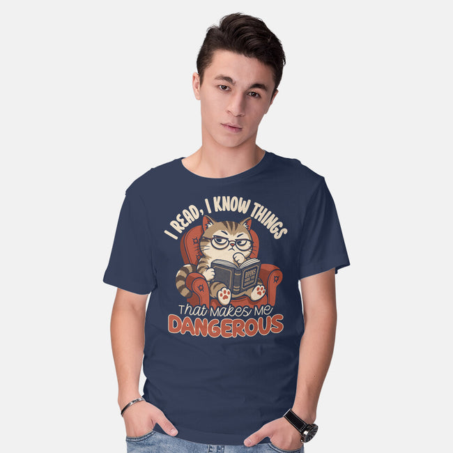 Books Make You Dangerous-Mens-Basic-Tee-Popnotic