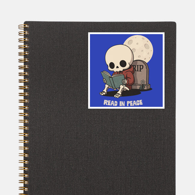 RIP Read In Peace-None-Glossy-Sticker-Popnotic
