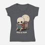 RIP Read In Peace-Womens-V-Neck-Tee-Popnotic
