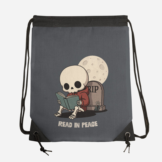 RIP Read In Peace-None-Drawstring-Bag-Popnotic