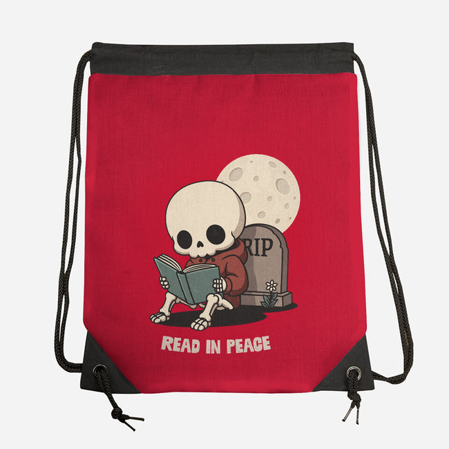 RIP Read In Peace-None-Drawstring-Bag-Popnotic